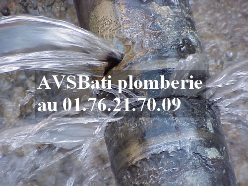 AVSBati plomberie Sein-et-Marne 77, Fuite d'eau, les bons reflex pour sauver les meubles!
